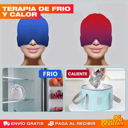 Alive™-Gorro de gel antimigraña