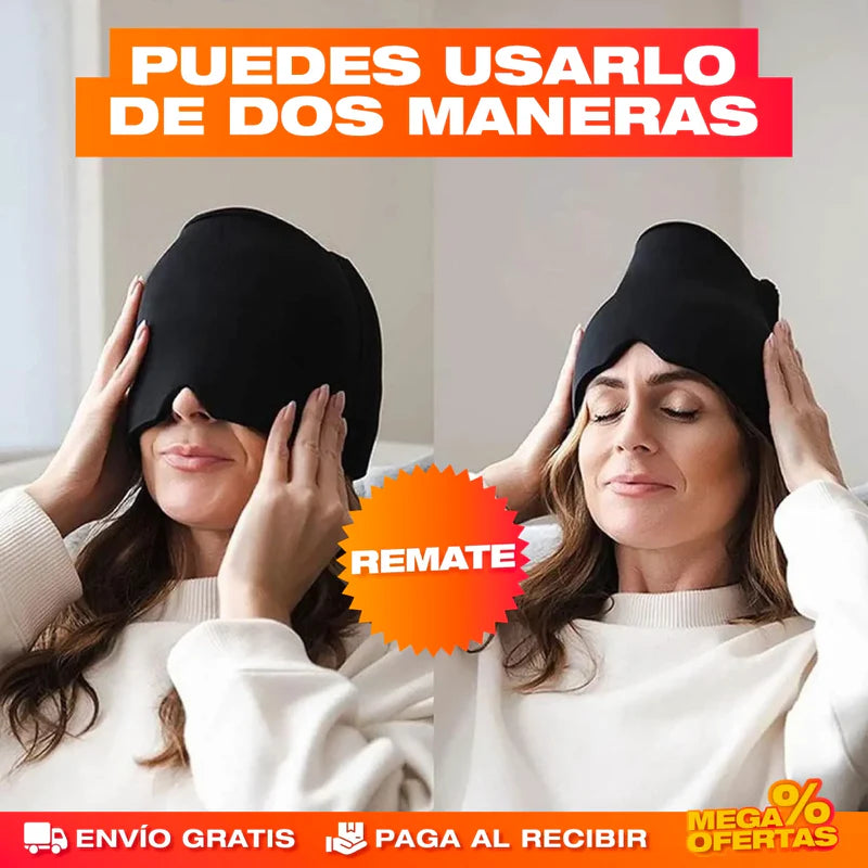 Alive™-Gorro de gel antimigraña