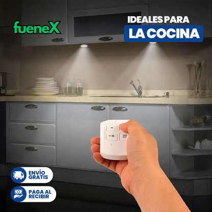SET 3 EN 1 LUZ LED INALÁMBRICA CON CONTROL REMOTO