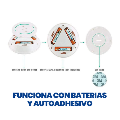 SET 3 EN 1 LUZ LED INALÁMBRICA CON CONTROL REMOTO
