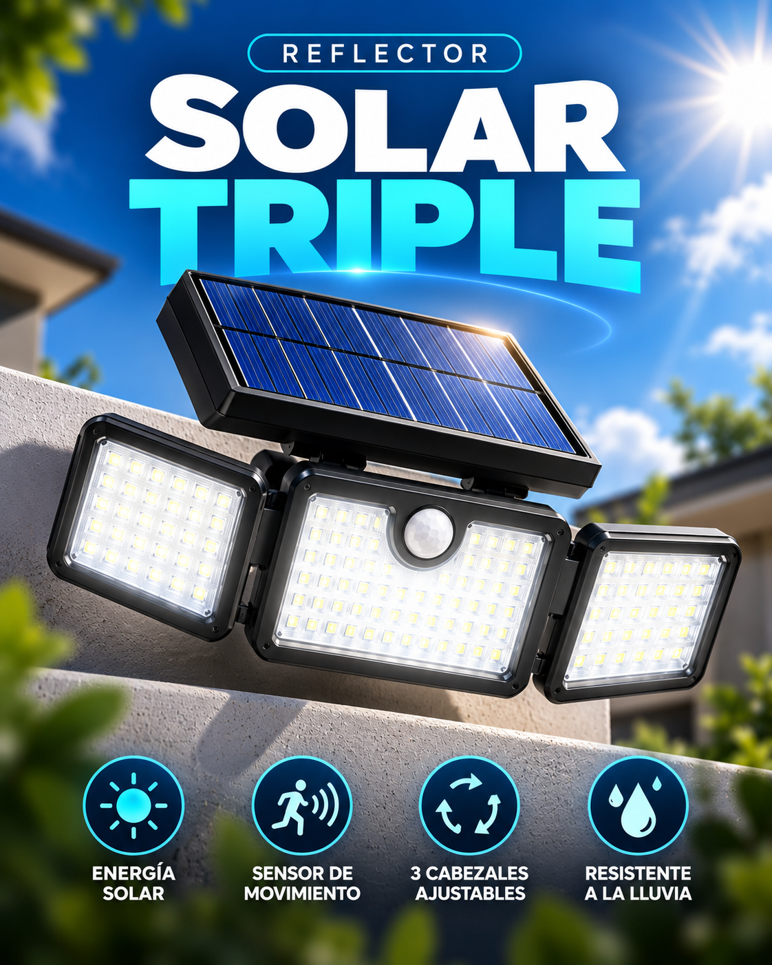 Reflector Solar Triple – Ventas Bolivia